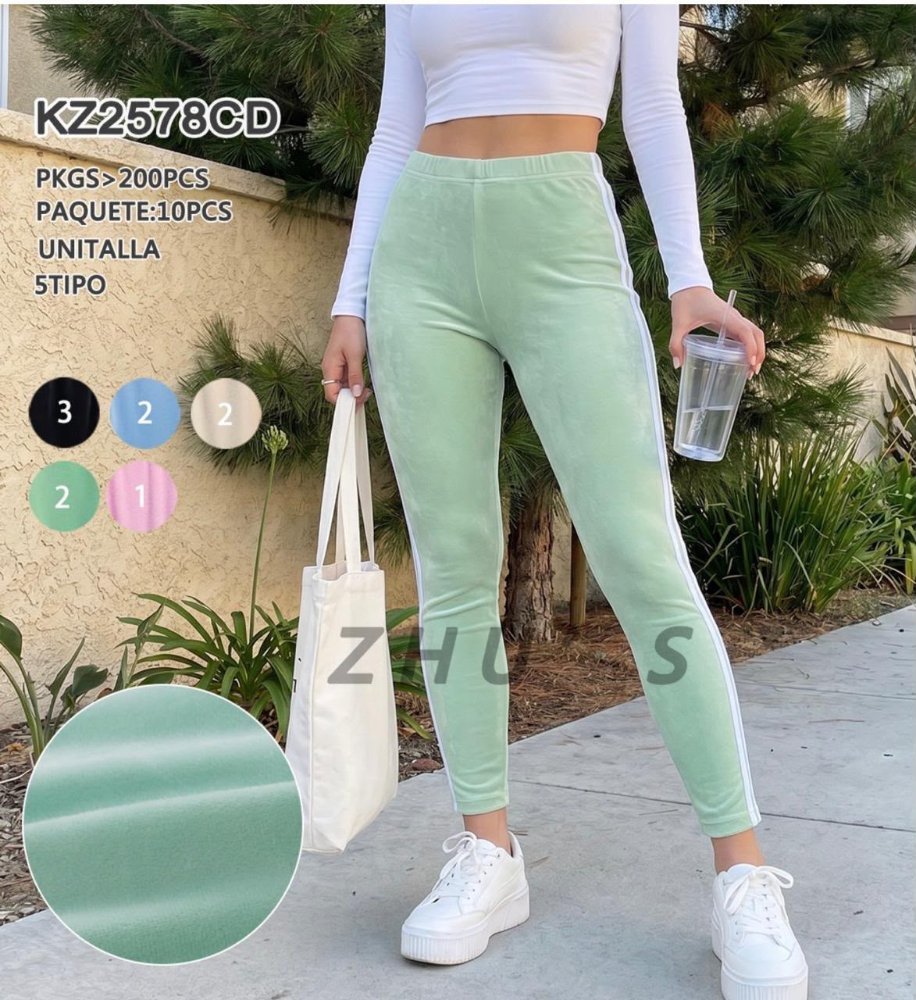 PANTS VELOUR MENTA KZ2578CD