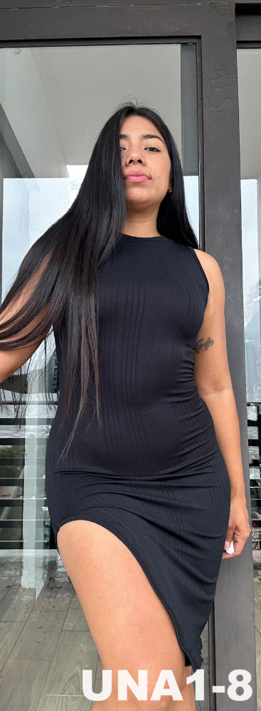 VESTIDO UNA1 CUELLO ALTO