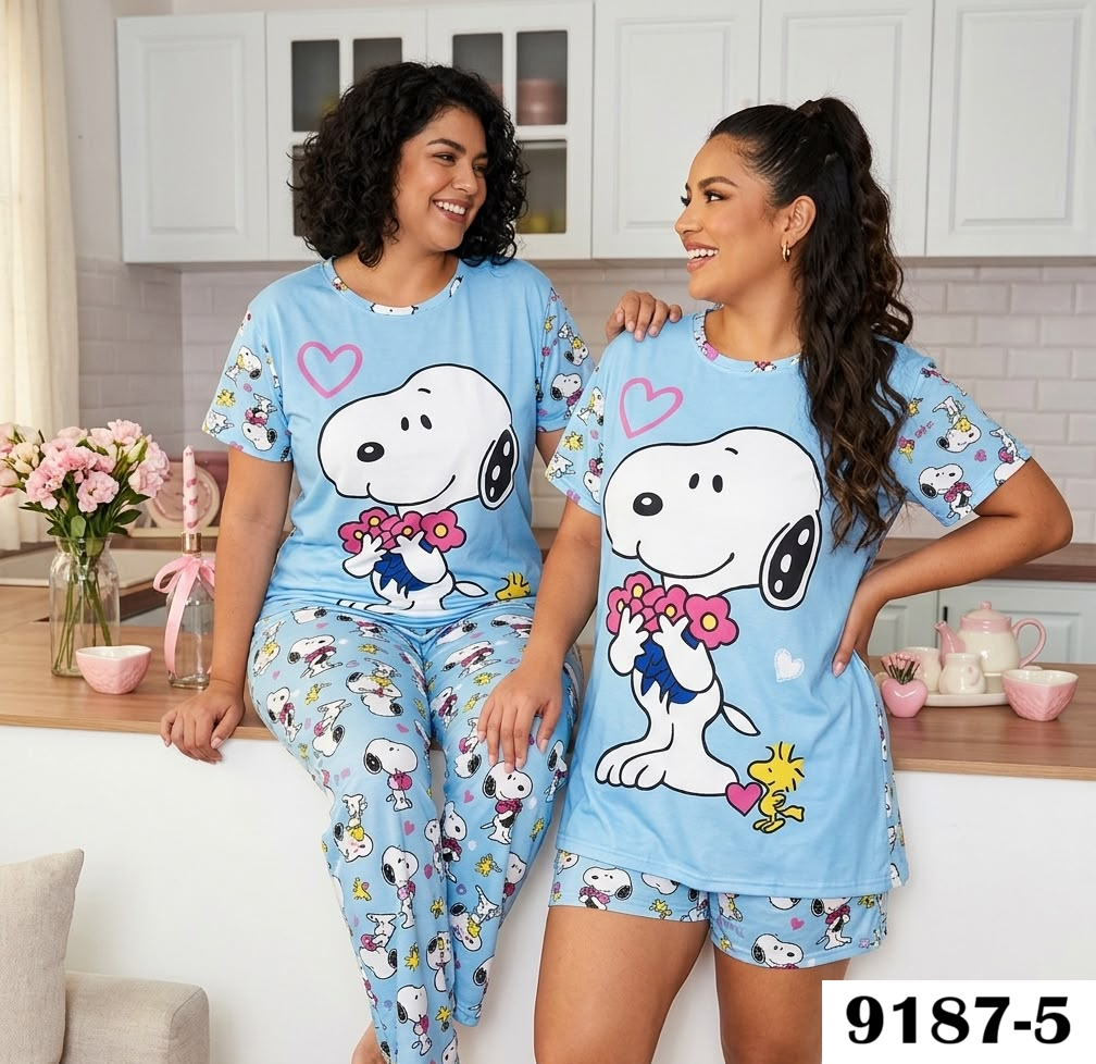 PIJAMA VIRAL 4 PIEZAS 9187