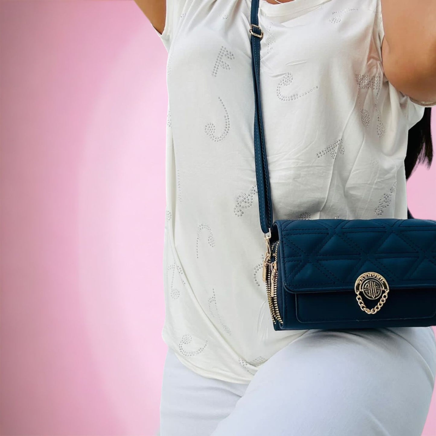 Bolsa cros azul