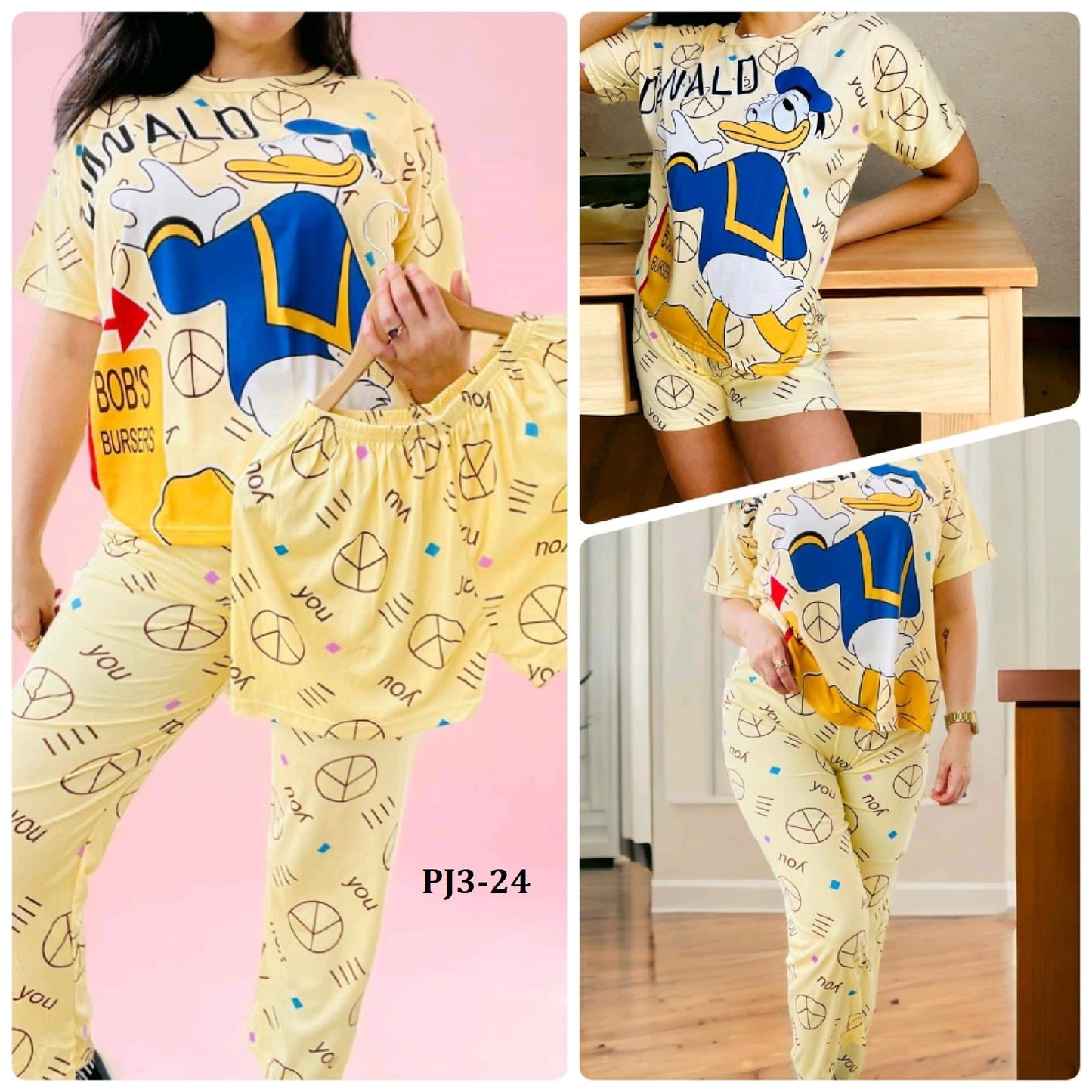 pijama de 3 pzas