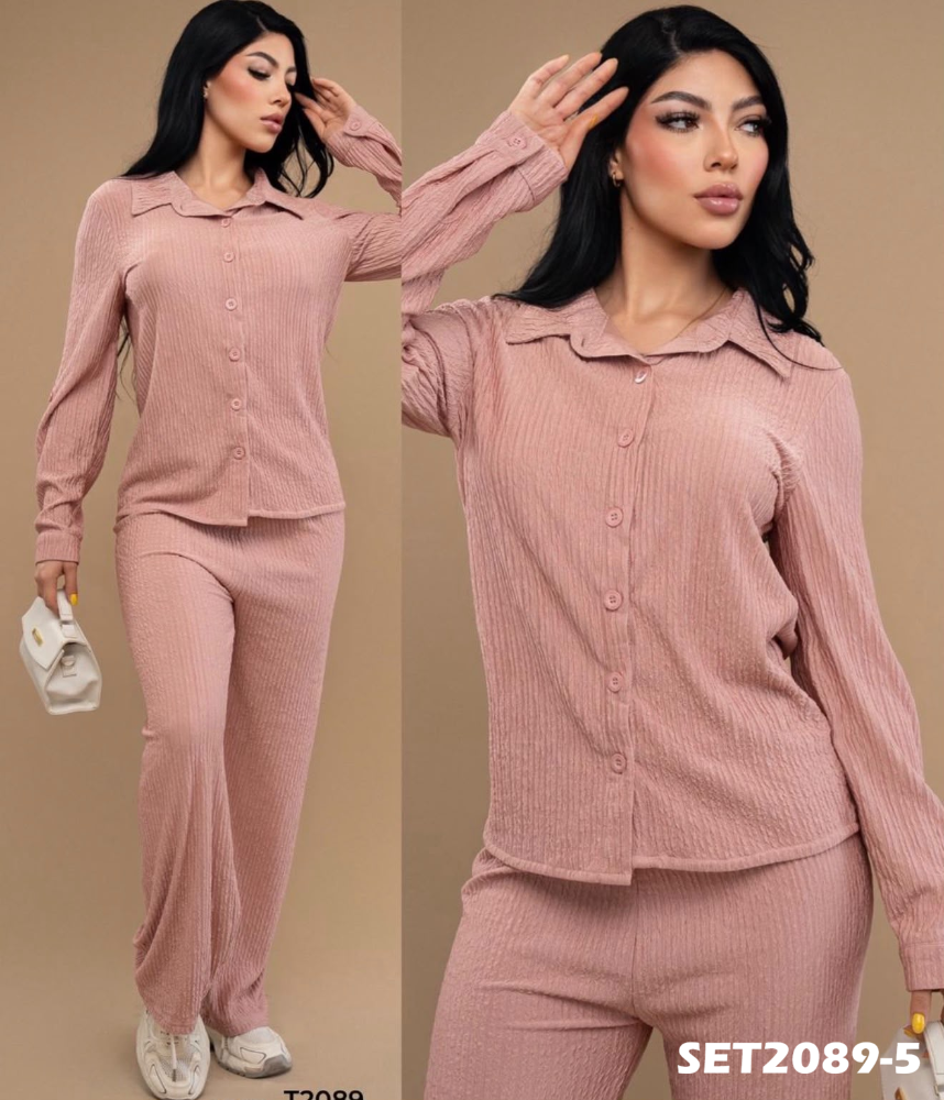 SET CAMISERO ROSA SET2089