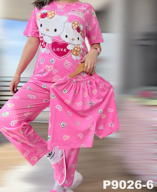 Pijama 4 Piezas 9026