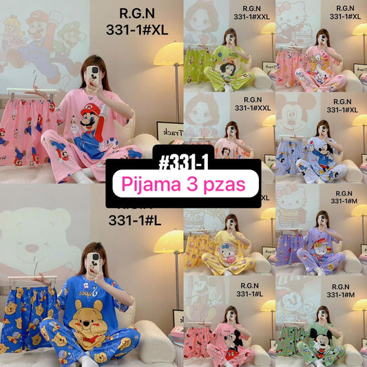 PIJAMA 3 PIEZAS PJ3311