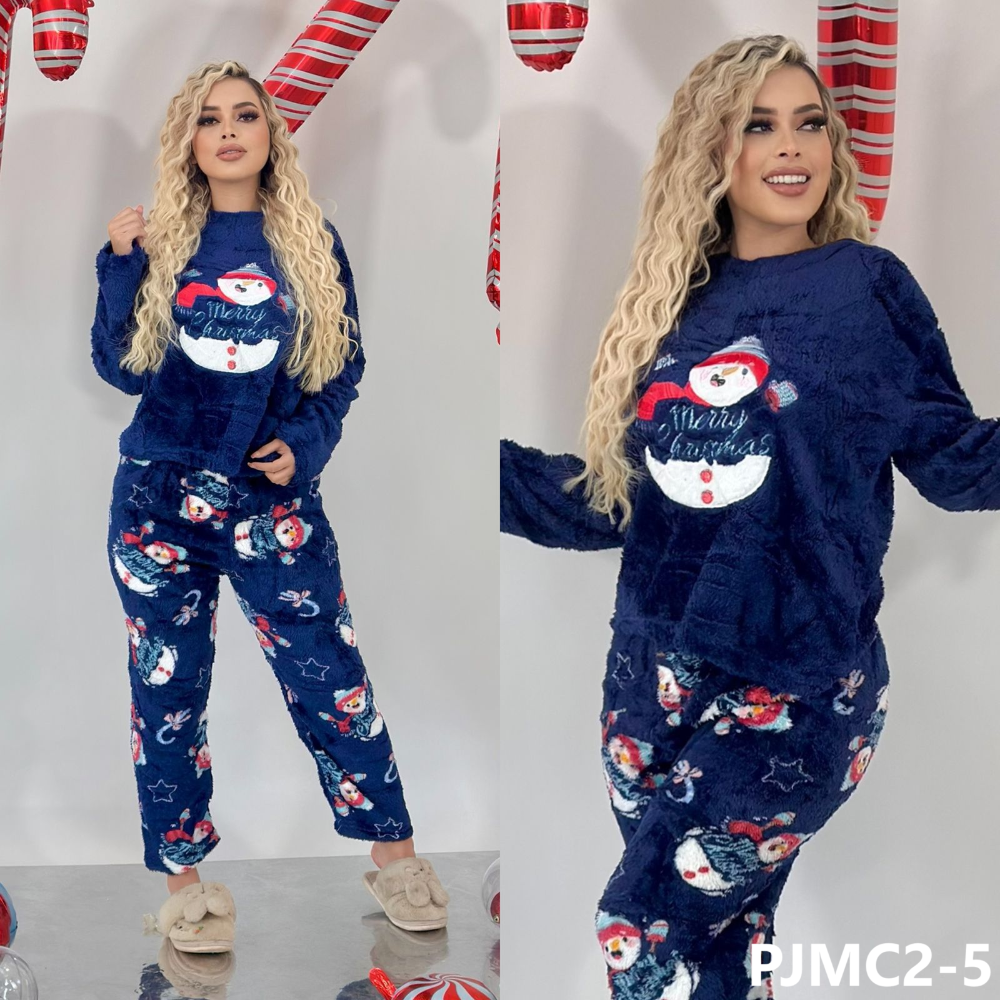 CONJUNTO PIJAMA NAVIDEÑA PJMC2