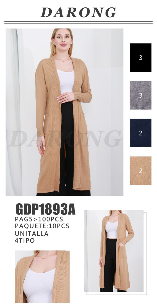 CARDIGAN BASICO GDP1893A