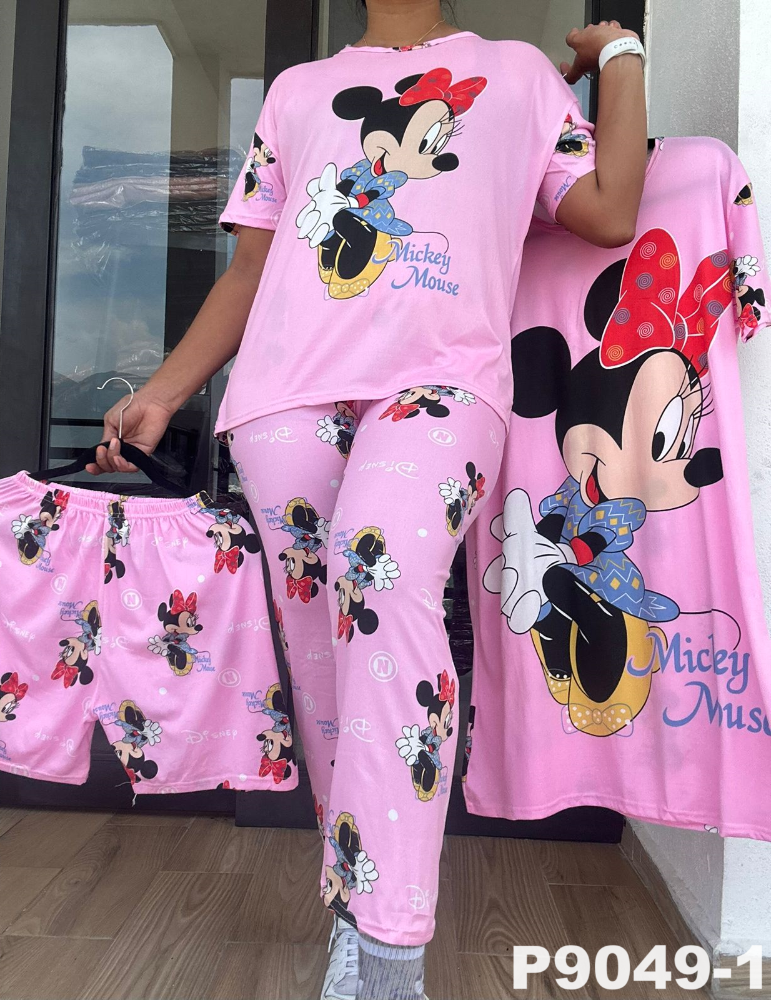 PIJAMA 4 PIEZAS BATA 9049