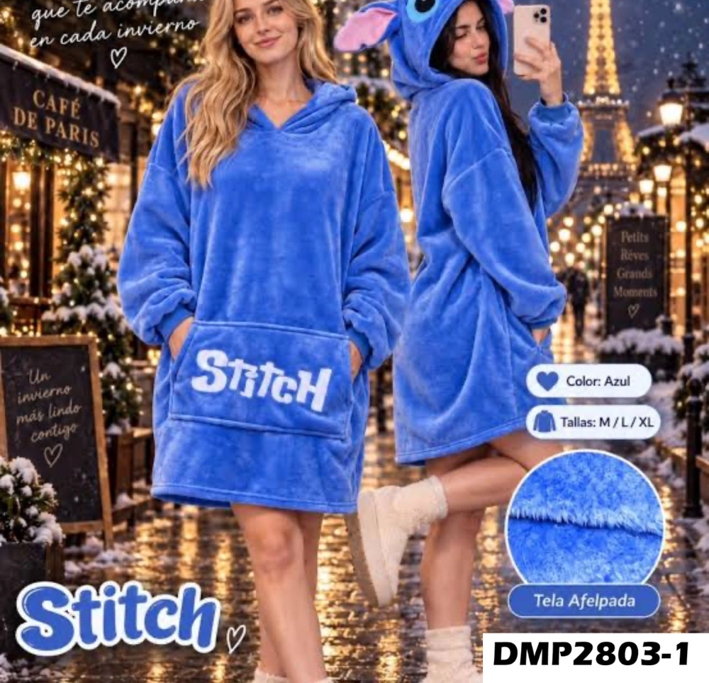 SUDADERA COBIJA STICH DMP2803