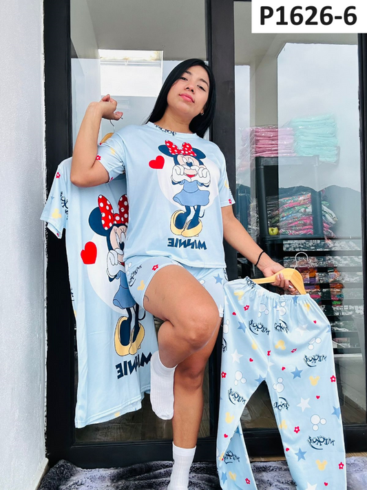 Pijama 4 Piezas 1626