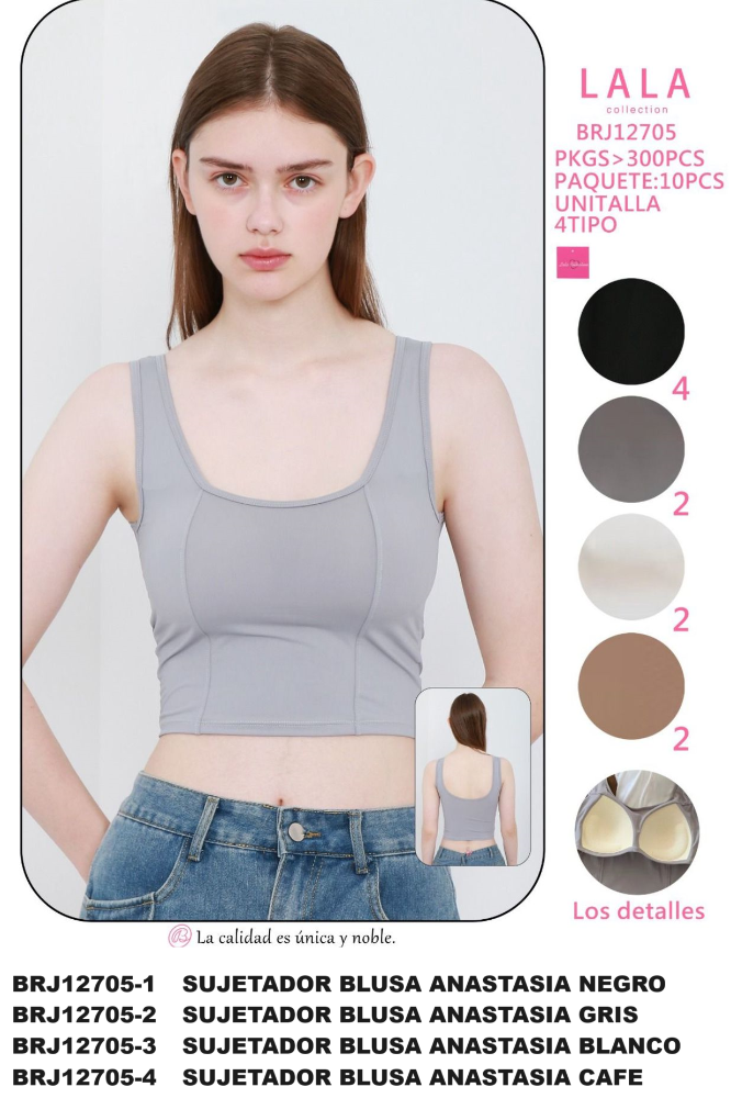 SUJETADOR BLUSA ANASTASIA BRJ12705