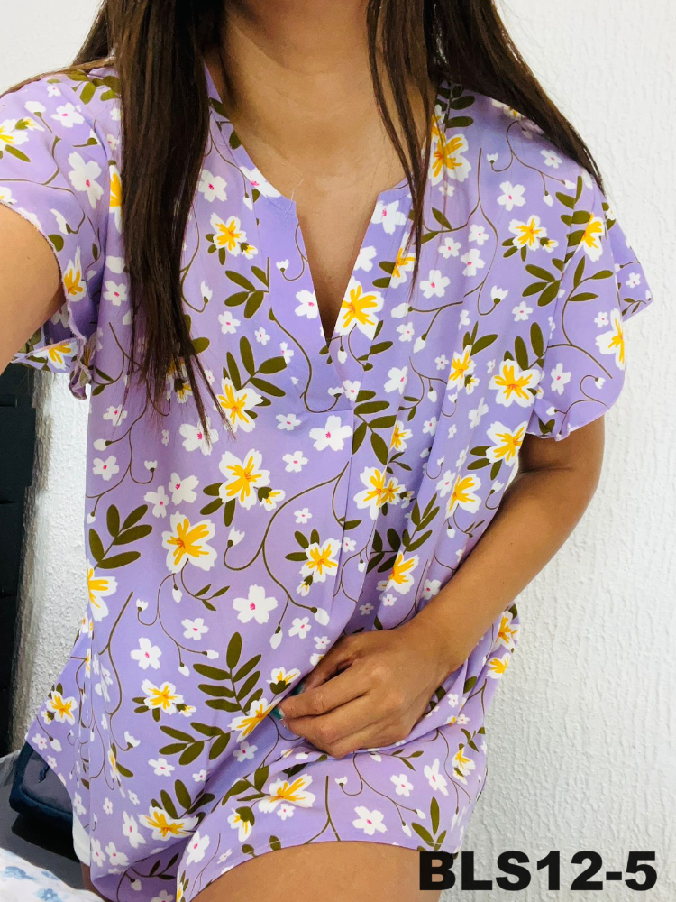 Blusa Flores BLS12