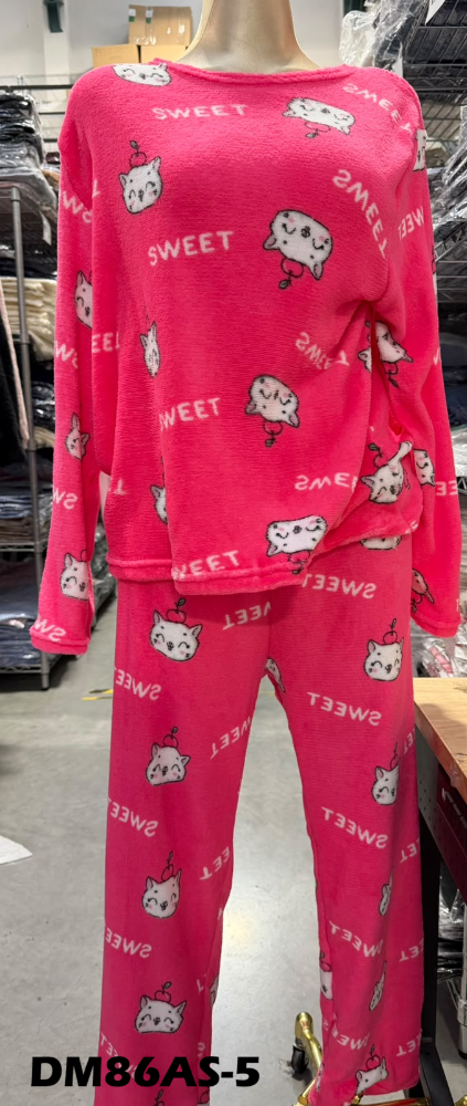 PIJAMA AFELPADA OSITOS DM86AS