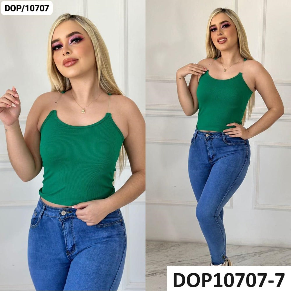 Blusa 2x99 Tirantes Transparentes