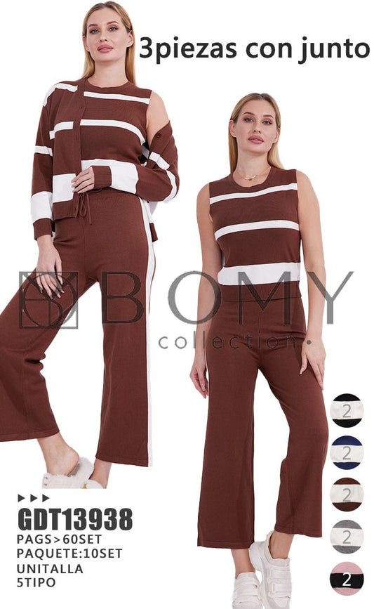 CONJUNTO RAYAS 3 PIEZAS GDT13938
