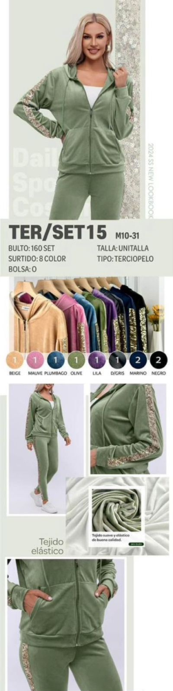 CONJUNTO GLITER TERSET15