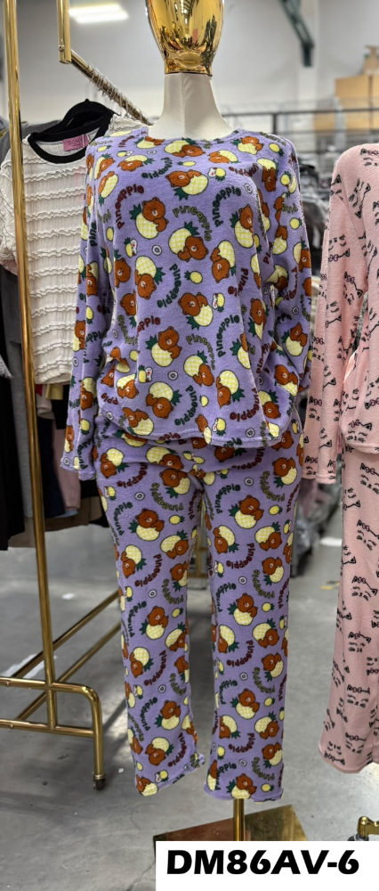 PIJAMA AFELPADA MOÑOS DM86AV