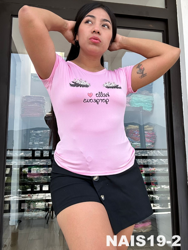Blusa Pestañas NAIS19