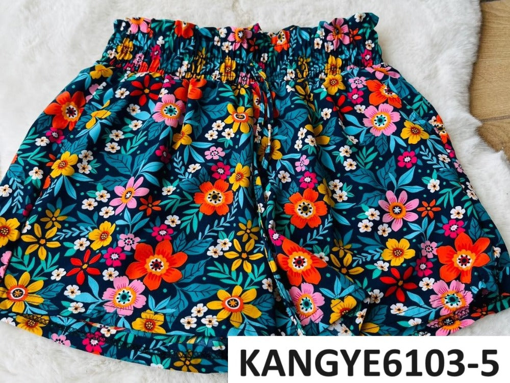 Shorts Casual Mini Flores KANGYE6103