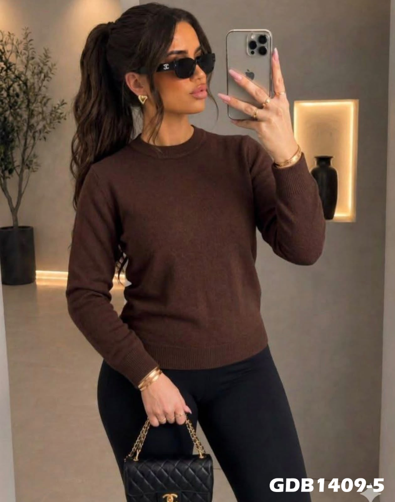 BLUSA PUNTO CAMEL GDB1409