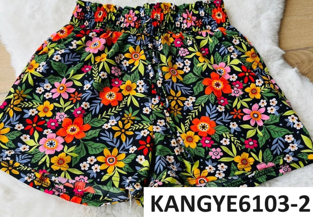 Shorts Casual Mini Flores KANGYE6103