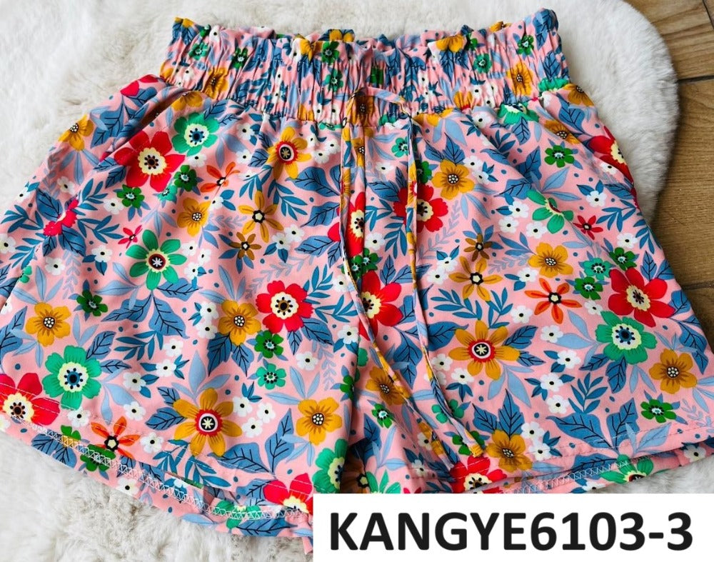Shorts Casual Mini Flores KANGYE6103