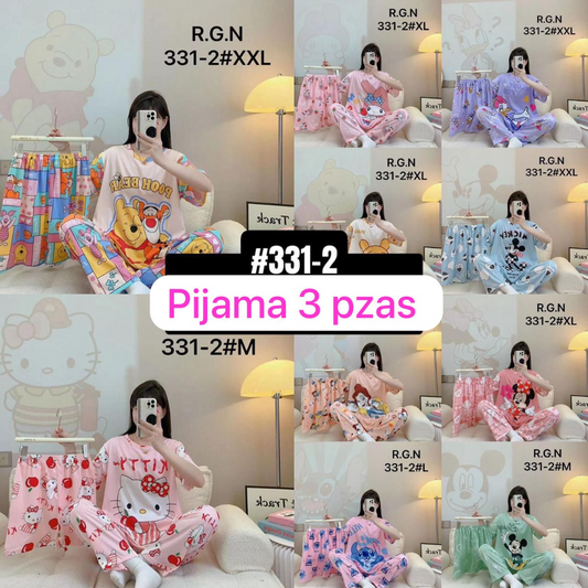 PIJAMA 3 PIEZAS PJ3312