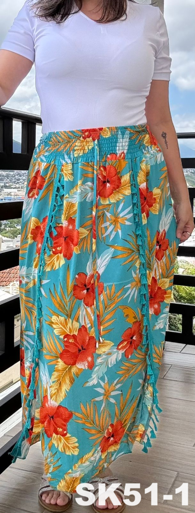 FALDA FLORAL SK51