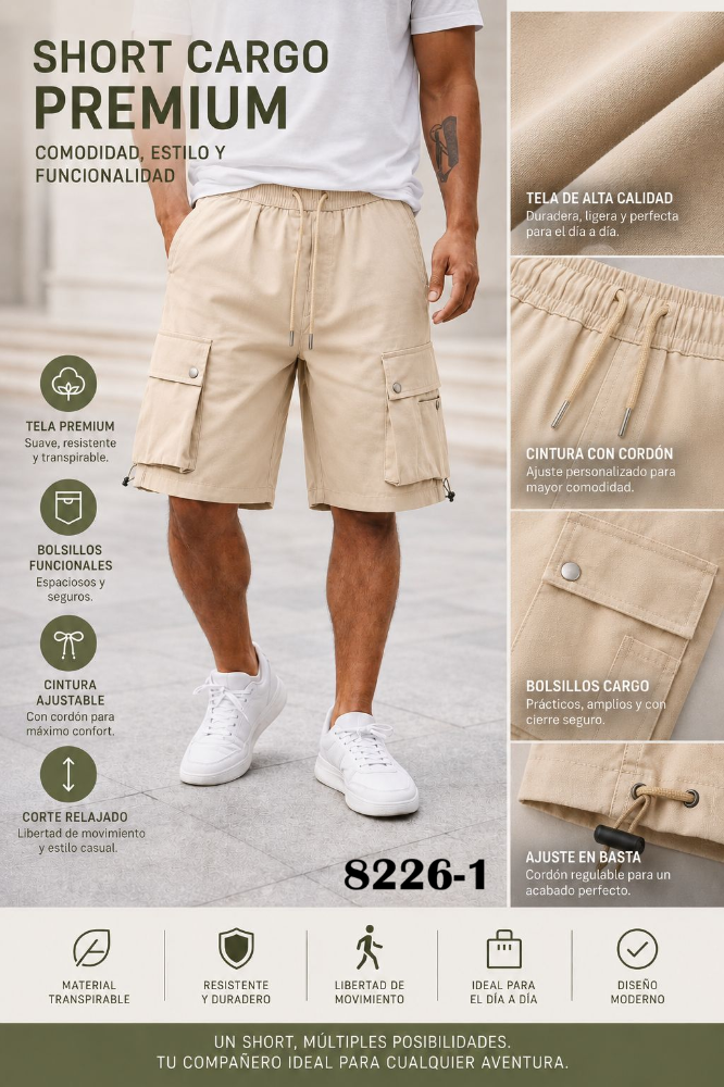 SHORT CRAGO CABALLERO 8226