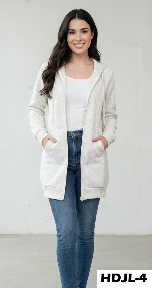 SUDADERA CIERRE LARGA HDJL
