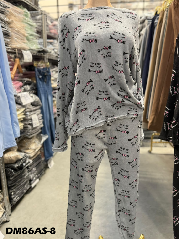 PIJAMA AFELPADA OSITOS DM86AS