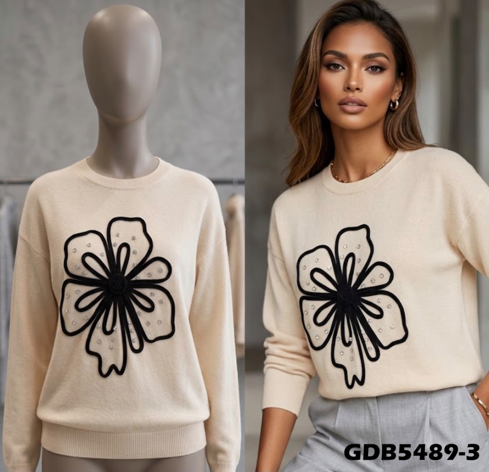 SUETER FLOR GLAM GDB5489