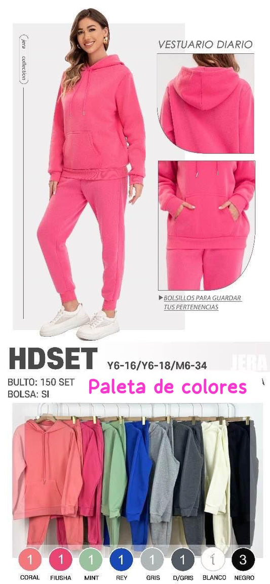 CONJUNTO DE DOS PIEZAS BASICO  HDSET