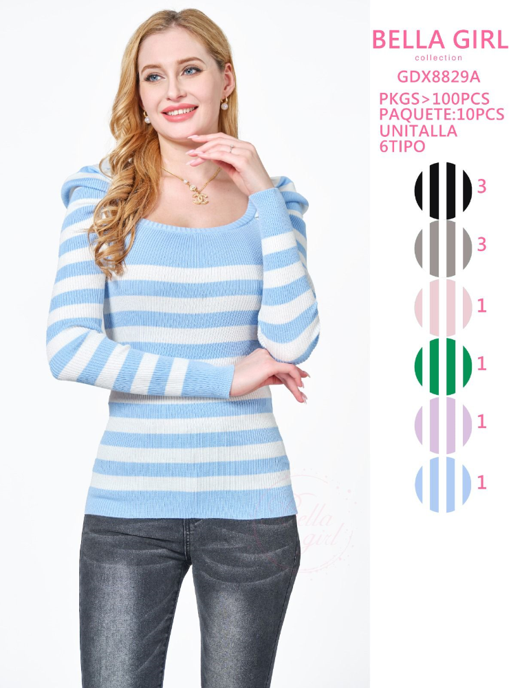 BLUSA RAYAS GDX8829A