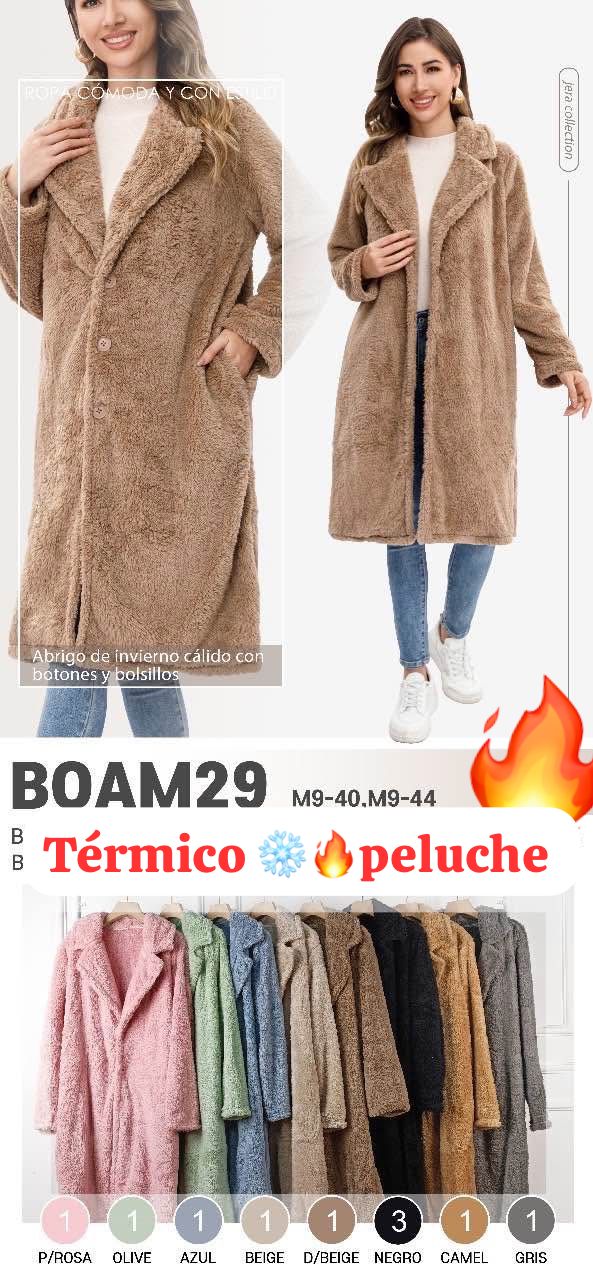 ABRIGO BOTONES BOAM29