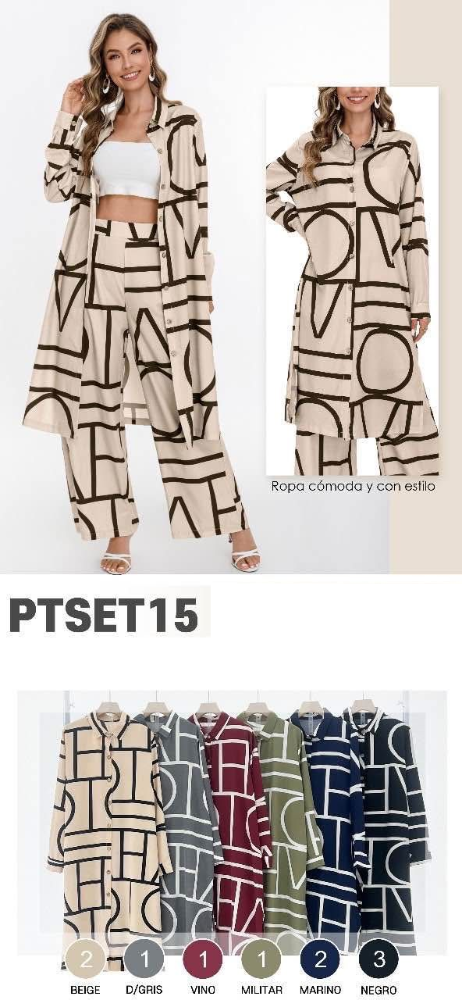 CONJUNTO CLARISA PTSET15