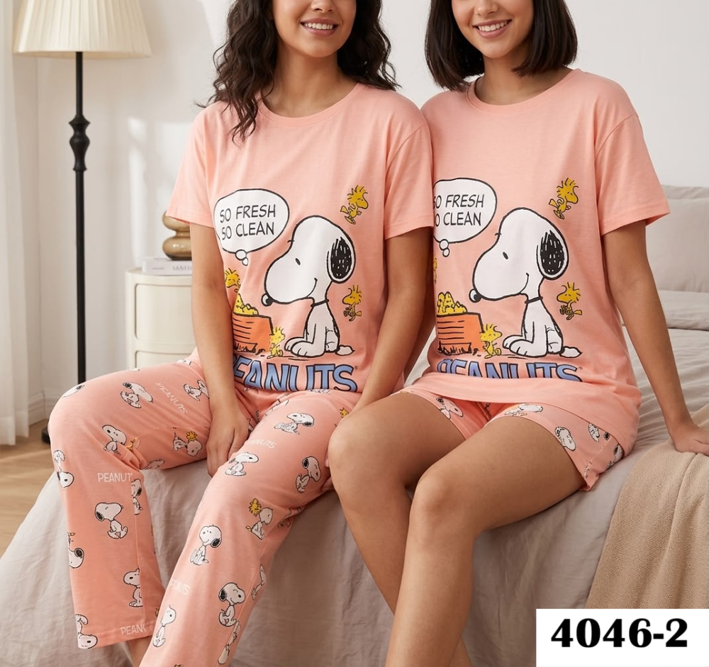 PIJAMA VIRAL 4 PIEZAS 4046