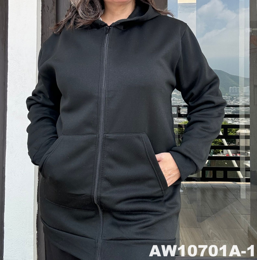 SUDADERA CON CIERRE AW10701A