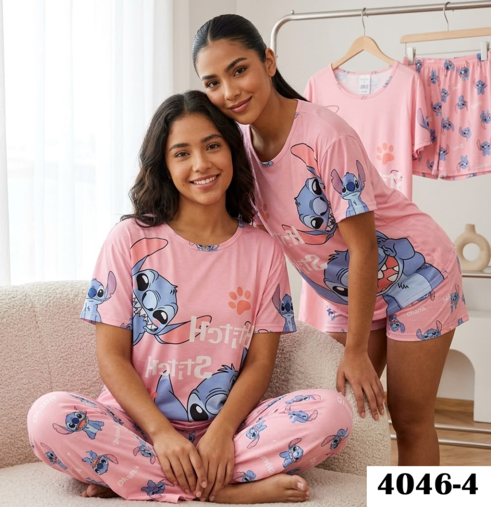 PIJAMA VIRAL 4 PIEZAS 4046
