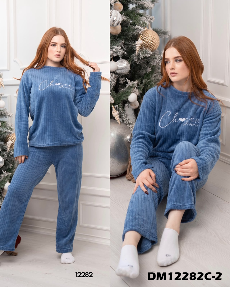 PIJAMA AFELPADA NUBE DM12282C