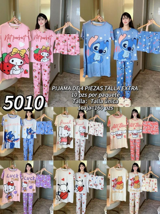 PIJAMA VIRAL 4 PIEZAS 5010