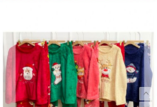 CONJUNTO PIJAMA NAVIDEÑA PJMC2