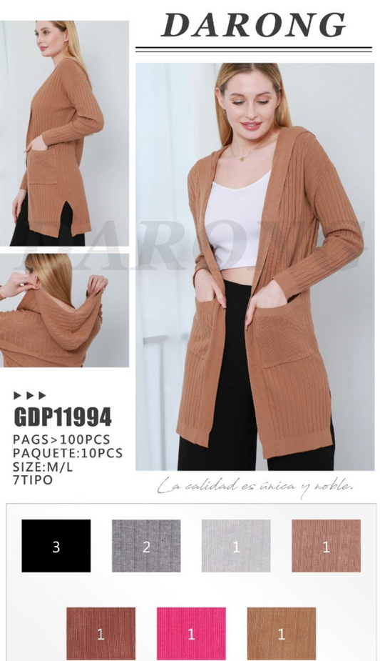 CARDIGAN BASICO GDP11994