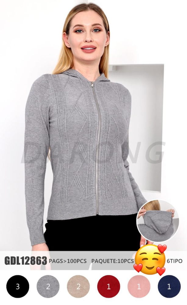 SUETER ABRIGO CARDIGAN DIVINO GDL12863