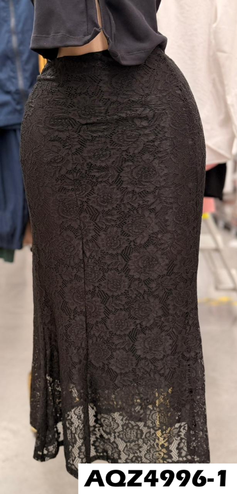 FALDA ENCAJE TENDENCIA AQZ4996
