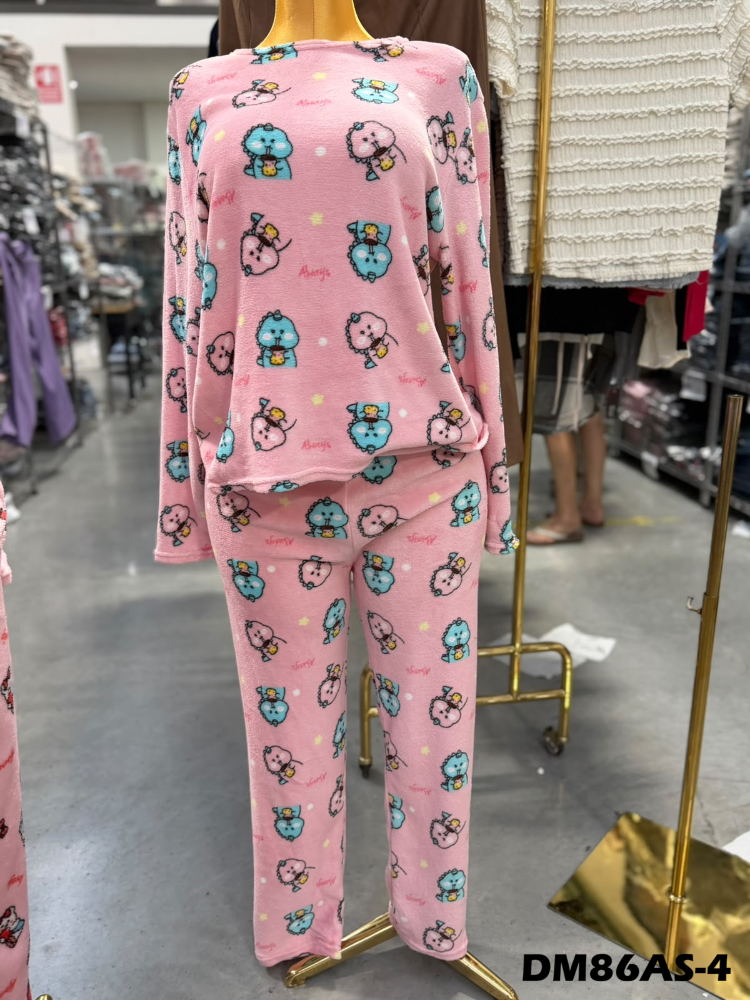 PIJAMA AFELPADA OSITOS DM86AS