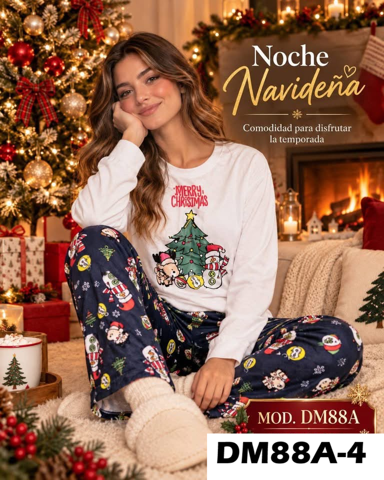 PIJAMA NAVIDEÑA DM88A