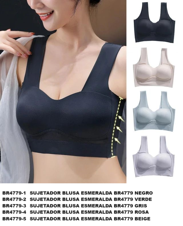SUJETADOR BLUSA ESMERALDA BR4779