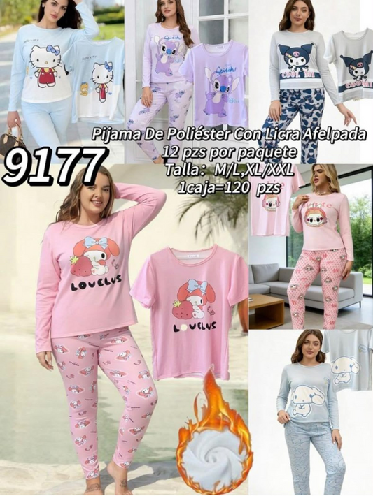 PIJAMA AFELPADA ANIMADA 9177