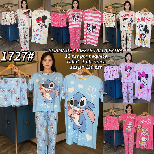 PIJAMA 4 PIEZAS BATA 1727