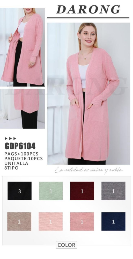CARDIGAN BASICO GDP6104